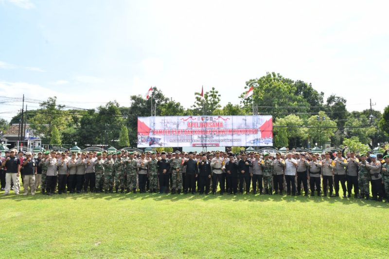  Apel Pengamanan BRB TNI Bersama Polri Pamter PSHT dan PSHW TM Ponorogo