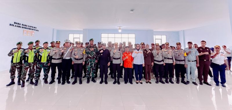 Apel Gelar Pasukan Operasi Ketupat 2026 secara serentak di seluruh Indonesia Bertempat di Polres Bolaang Mongondow utara.