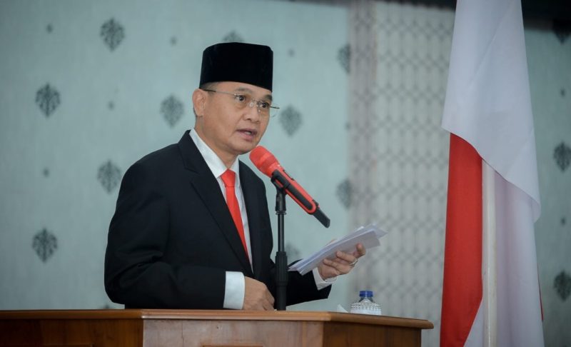 Gubernur Sulawesi Utara dalam sambutan tertulisnya yang dibacakan oleh Kepala Biro Administrasi Pembangunan Setda Pemprov Sulut, Lukman Lapadengan, S.E., M.Si.,